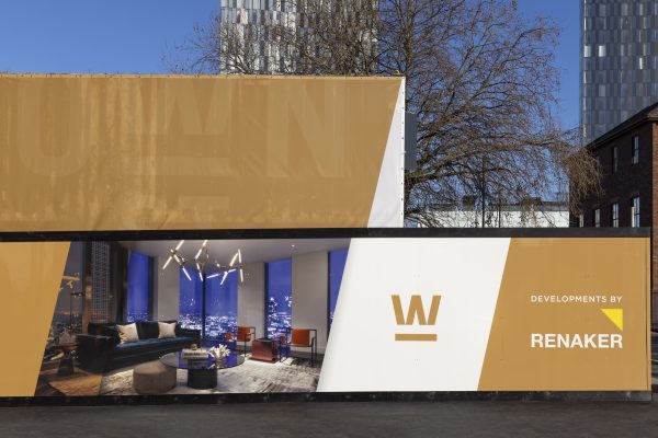 printed hoarding signage