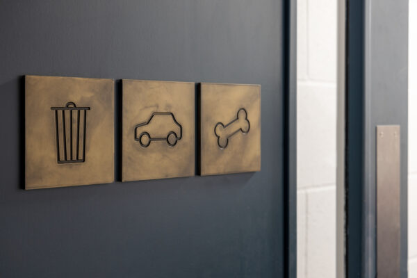 laser cut signage
