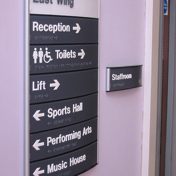 custom Braille and tactile signage