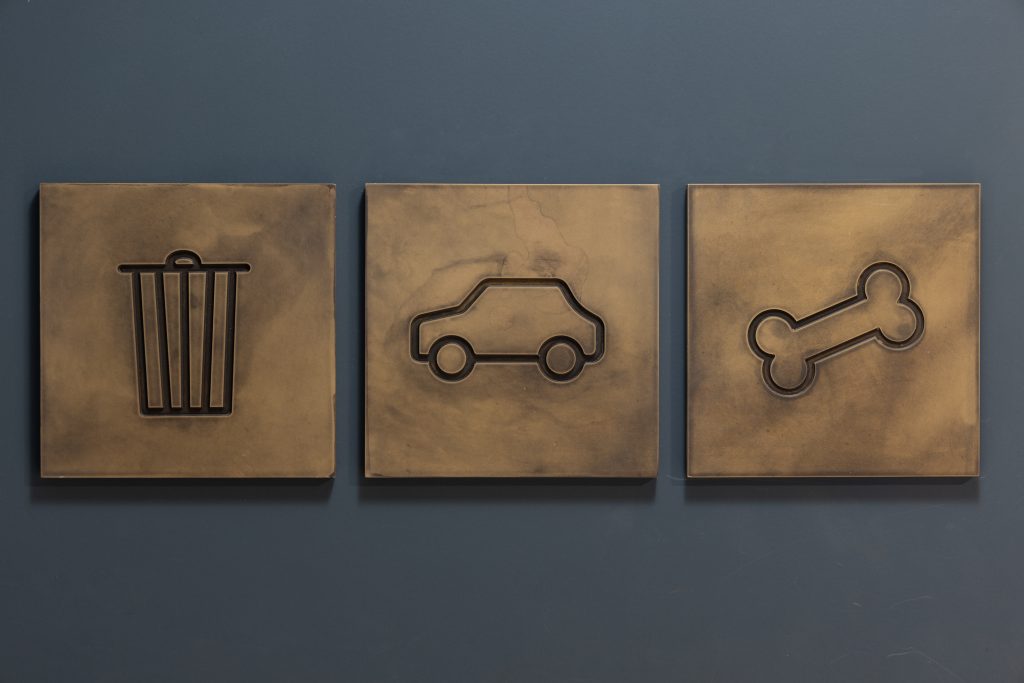 laser cut signage
